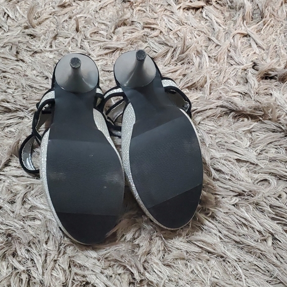 Qupid black and silver shoes - Picture 3 of 5